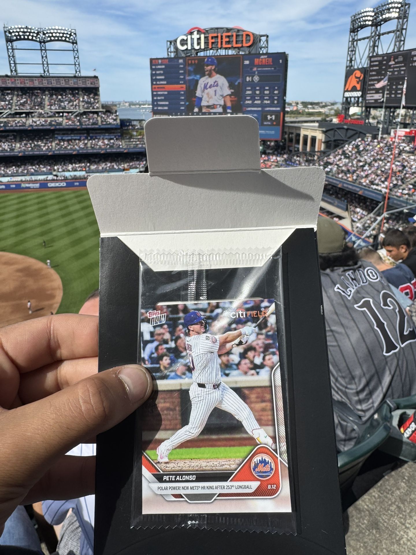 Pete Alonso Homerun Baseball Card Sep 21 Game Brand New 