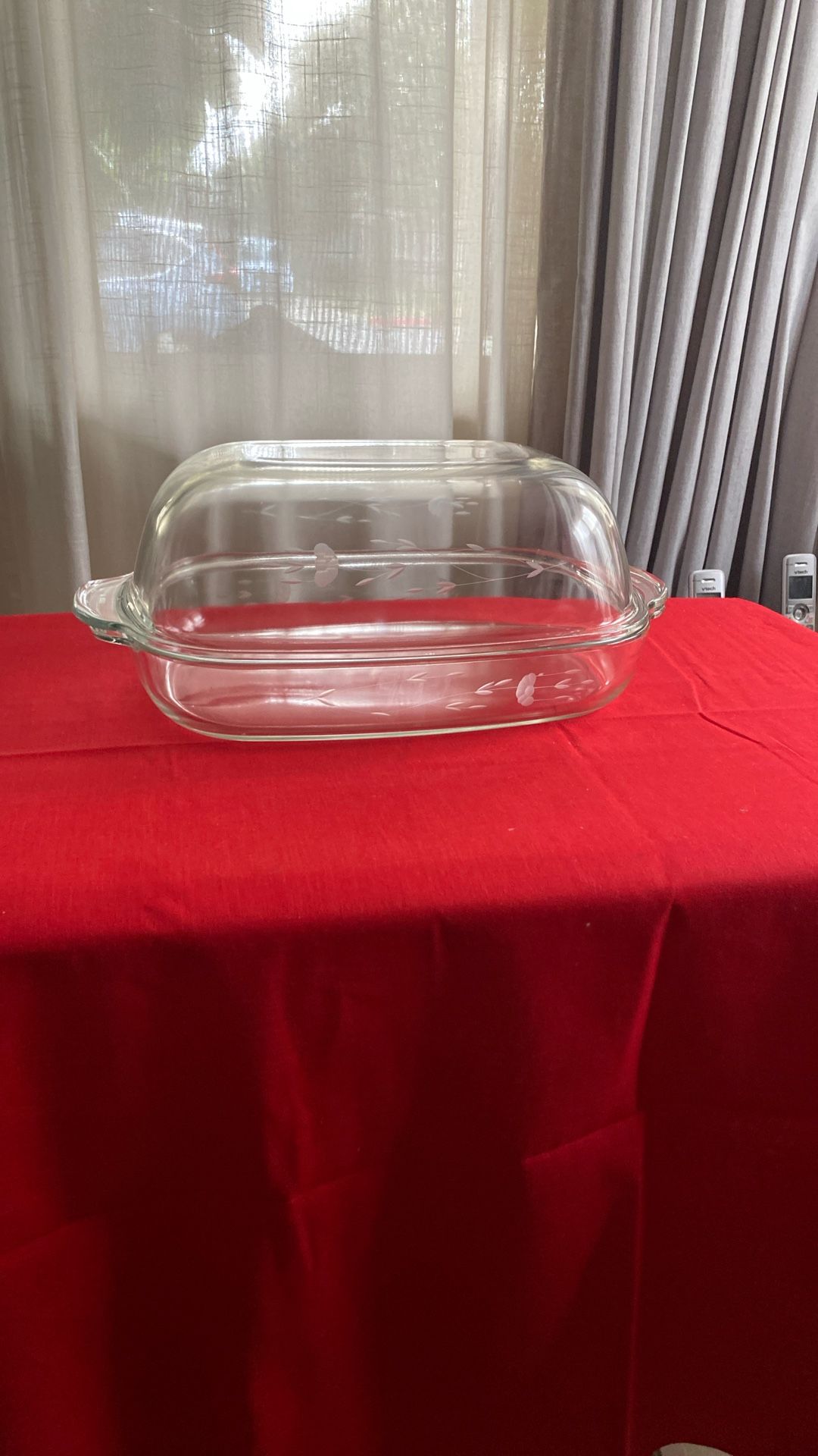 Princess House Heritage Turkey Roaster Glassware