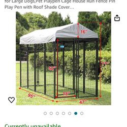 Extra Large Outdoor Dog Kennel Dog Crate