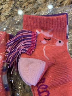Girls Socks $5 Per 6 Piece Pack