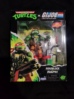 Teenage Mutant Ninja Turtles x G.I. Joe Raphael  Action Figure