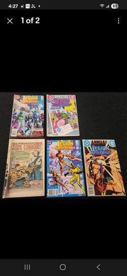 Legion Super Heroes Dc Comics Lot Of 6 # 3 335 318 1 2 