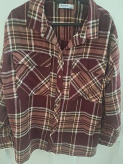 Plaid Shirt warm size M
