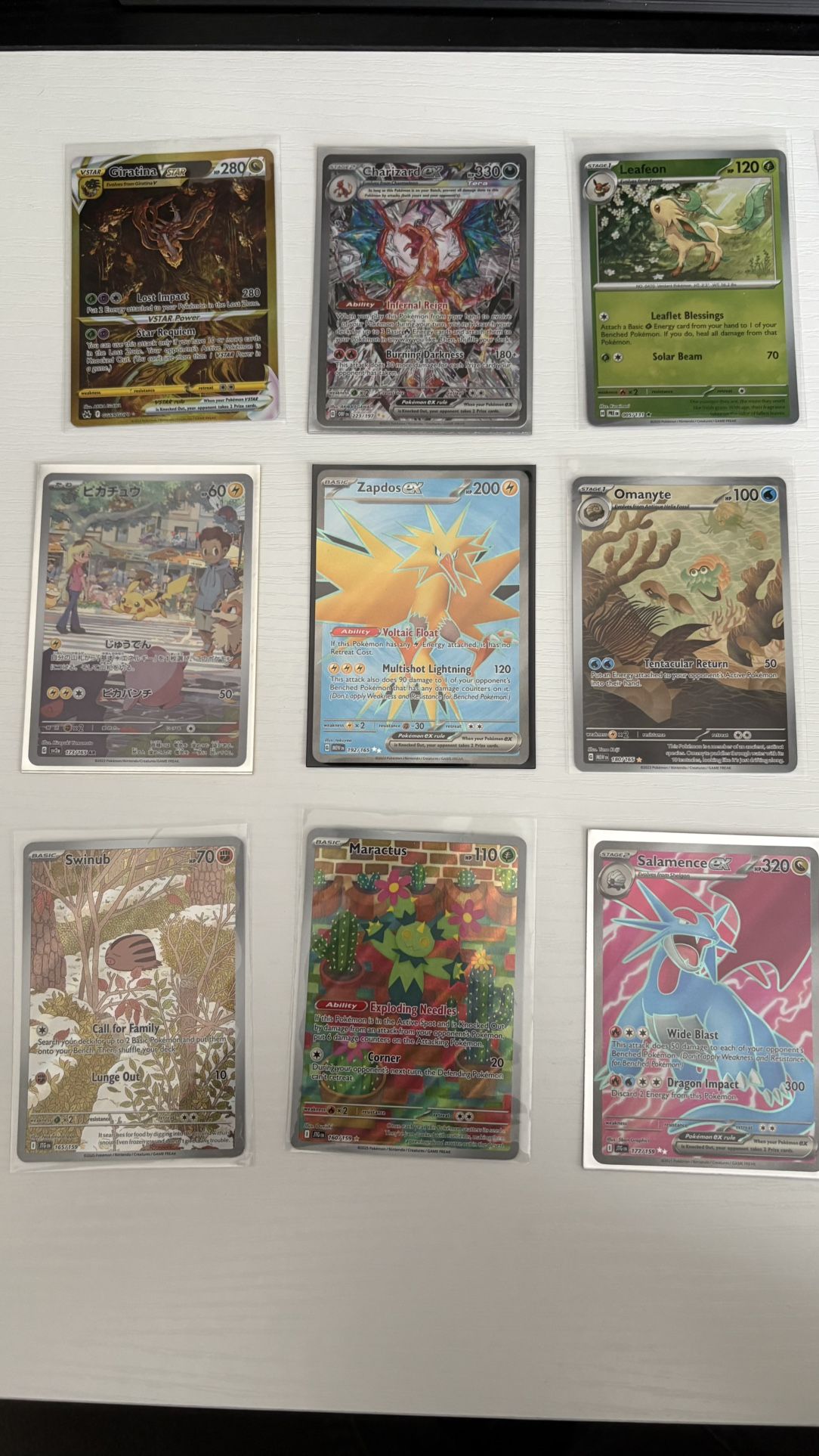 Pokemon cards - Crown Zenith, Journeys Together, 151, Obsidian Flames, Prismatic Evolutions