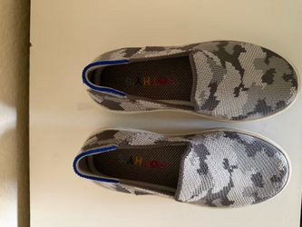 Rothy's Kids Camo Knit Slip-On Sneakers