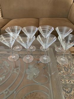 Pretty Martini Glass Set