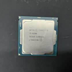 Intel i3-8100 CPU W/ Stock Cooler