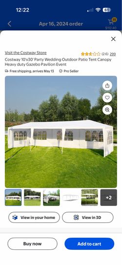 10x30 outdoor party tent NEW IN BOX !
