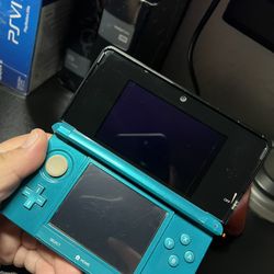 Loaded Aqua Blue Nintendo 3DS