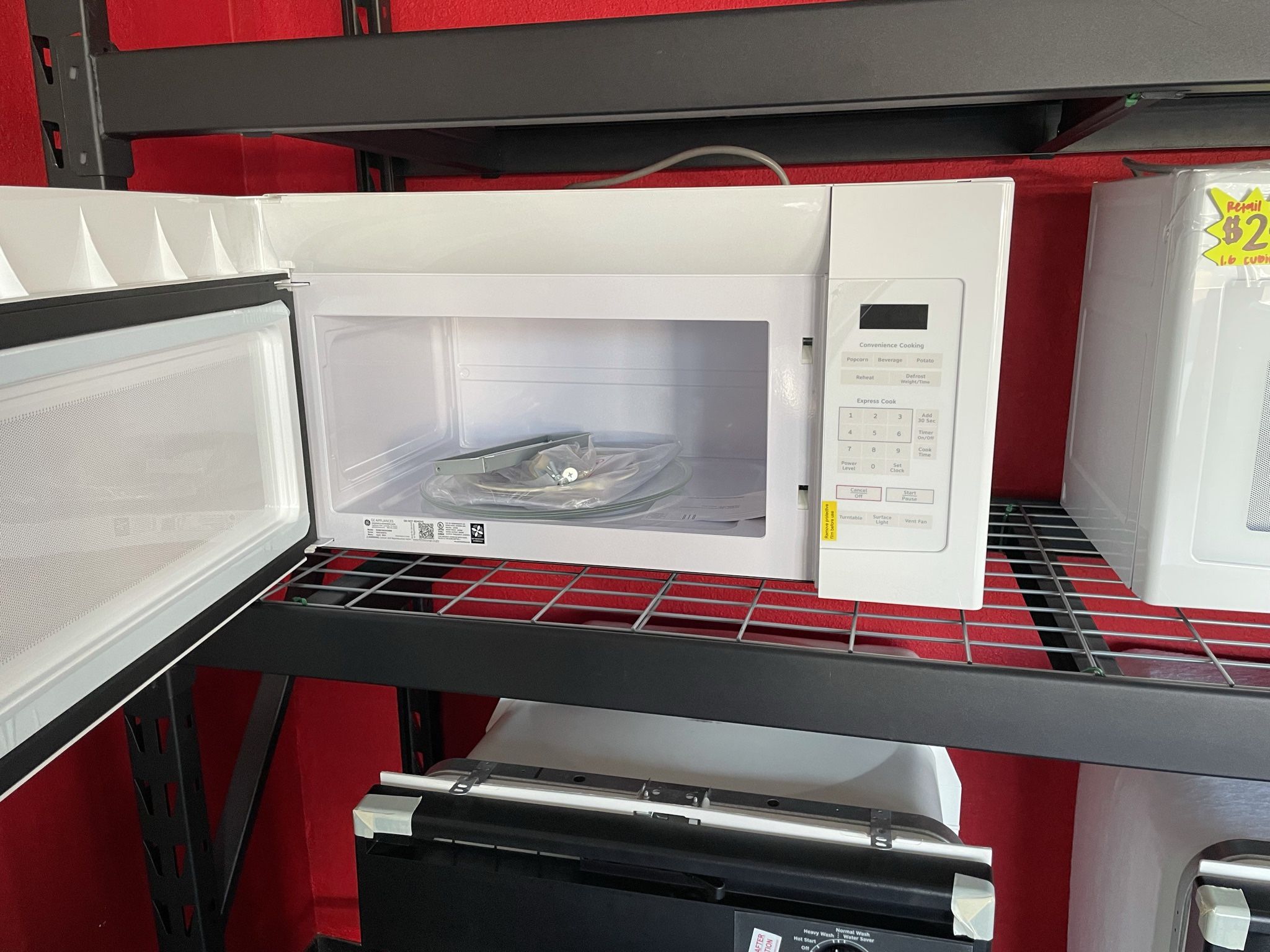 New Hotpoint Over The Range Microwave 