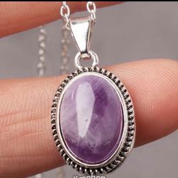 Ur Purple Pendent Necklace