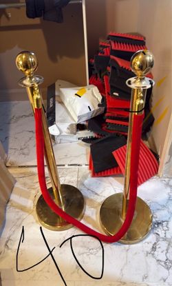 Golden Stanchion Post