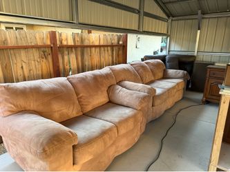 Furniture, couch, table, hutch