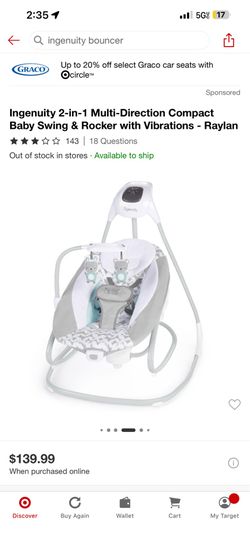 Ingenuity baby bouncer