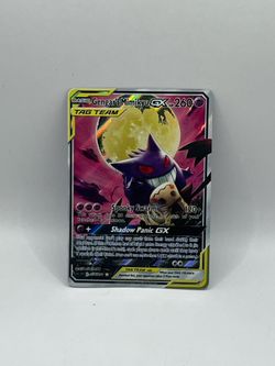 Non TCG Pokemon Gengar & Mimikyu Gx Tag Team Fan Art Card