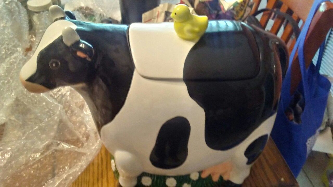 Cow Cookie Jar.