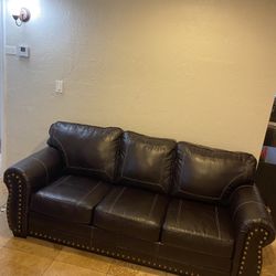 3 Seater couch W/ Pull Out Queen Bed 