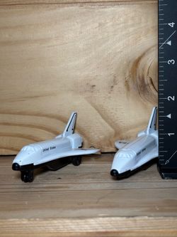USA NASA Space Shuttle Diecast W.22 Pull Back 1:370 Black Tires #scrappy