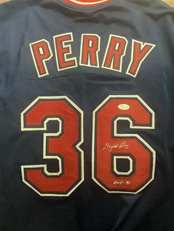 Signed Jersey Gaylord Perry
