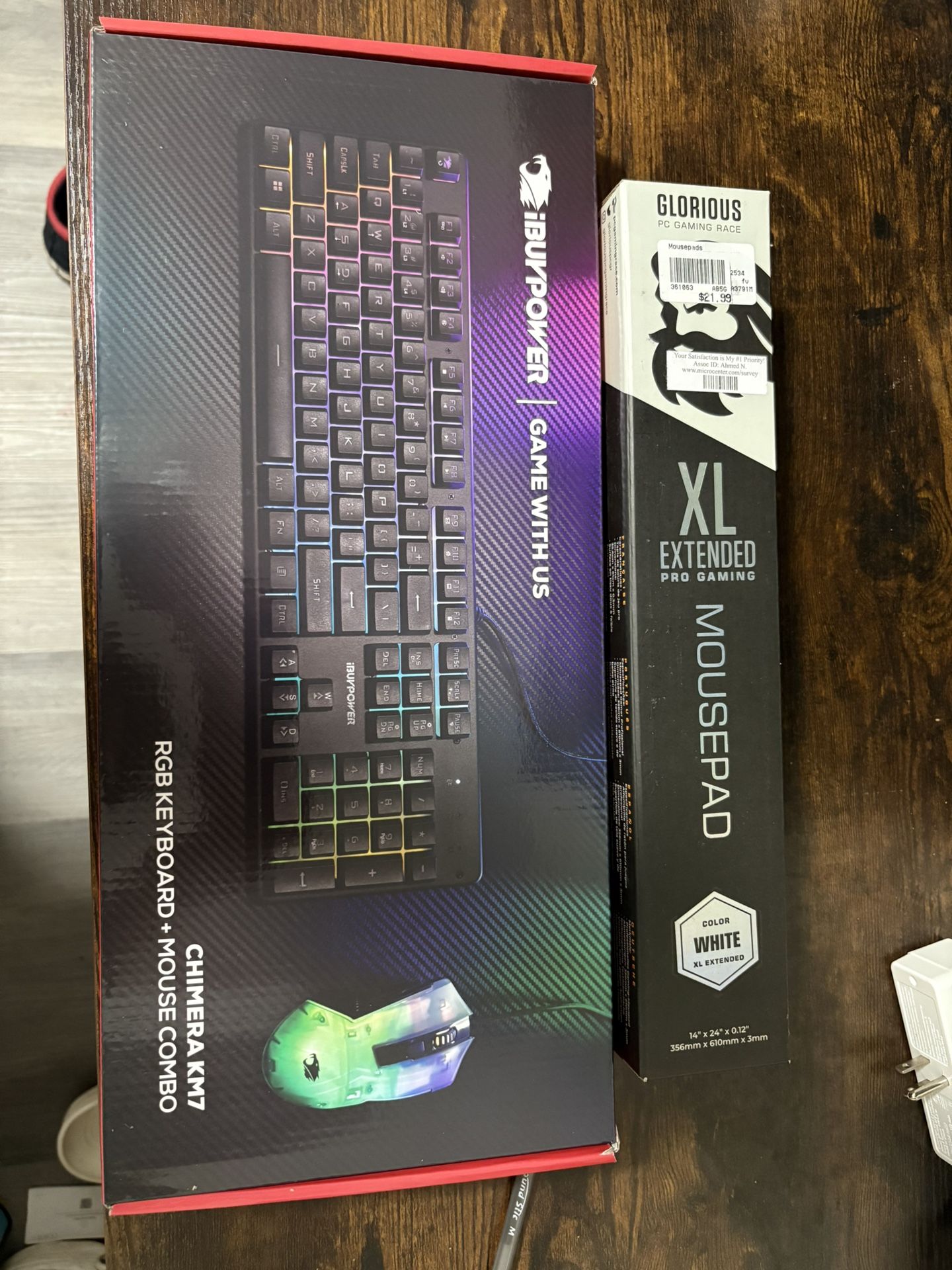 Keyboard & Mouse And Mouse Pad