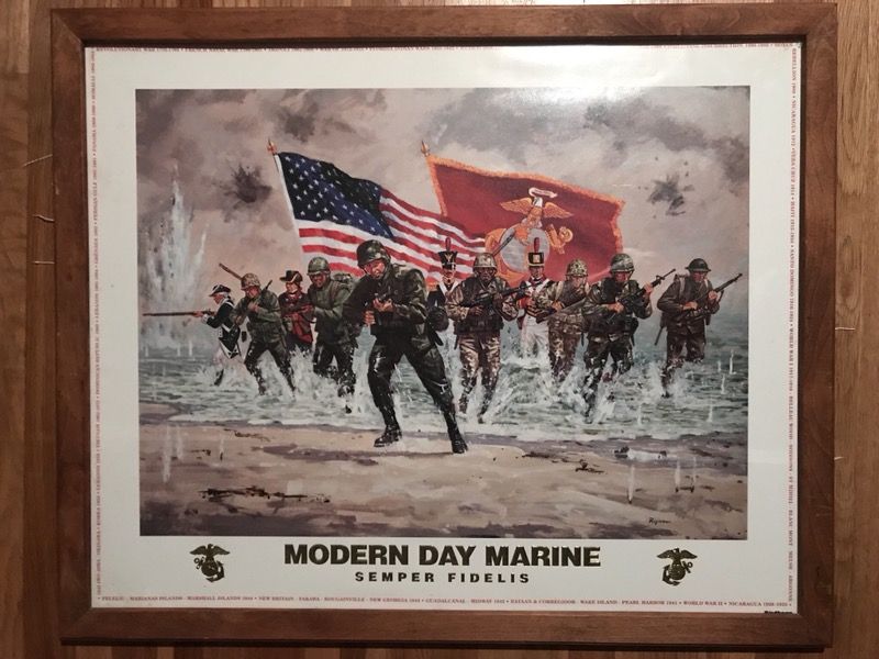 MODERN DAY MARINE Poster by RAYTHEON Marine Corps USMC