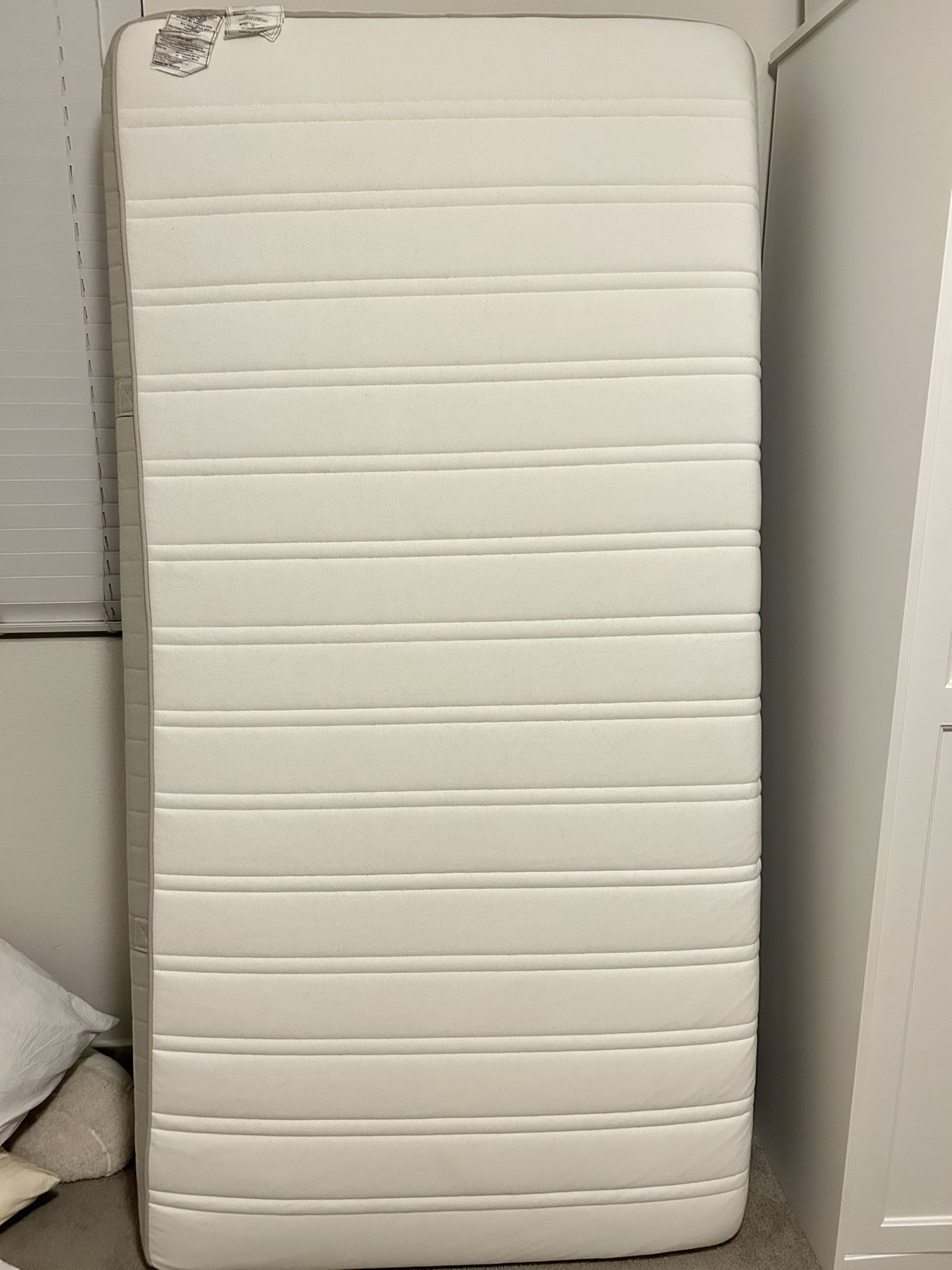 IKEA White Twin Bed With Frame
