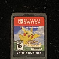 Pokemon: Let's Go, Pikachu! Nintendo Switch Video Game Cartridge(Only)