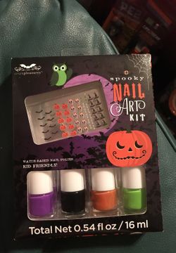 Brand new spooky nail art kit