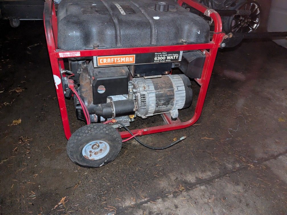 For Sale Craftsman 6500 Watts Gen.$ 250.. OBO 