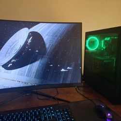 [Gaming PC] Intel Core i5-11400F, Nvidia Geforce RTX 2060 6GB, 8GB DDR4, 500GB NVMe M.2 SSD, MSI Optix G32 31.5in Curved Gaming Monitor. 