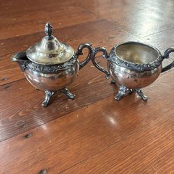 Silver Coated Creamer Set