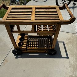 Outdoor Wine Cart