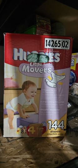 Huggies Little Movers 144ct Size4.