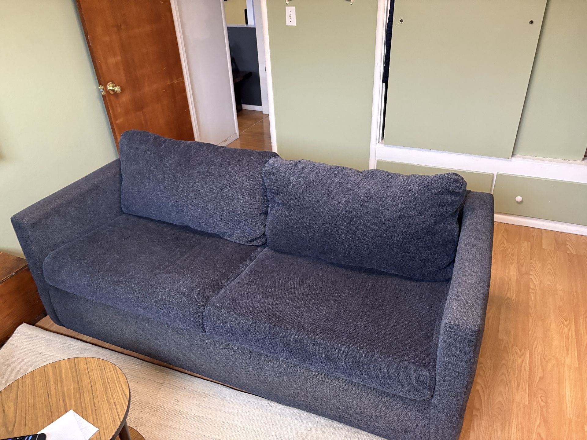 Dark Blue Sleeper Sofa