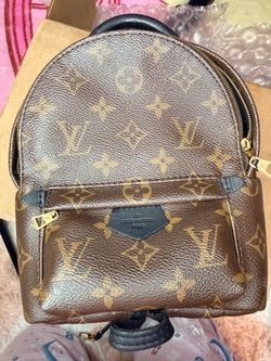 Louis Vuitton Palm Springs Monogram Mini Brown /No box but w/ dust bag & coa
