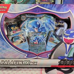 Pokemon Cards Palafin Ex Box 4- Packs 