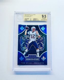 2019 Panini Crusade Green Prizm Tom Brady BGS 9.5 Gem Mint /5 SSP Rare!