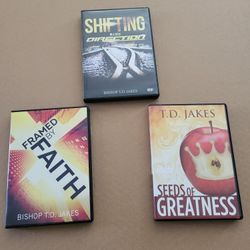 TD Jakes Lot Of Three DVDs Sets