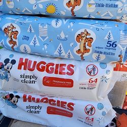 Huggies Baby Wipes 5 Packs $10