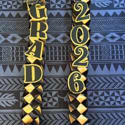 🎓 Custom Graduation Ribbon Lei 🎓