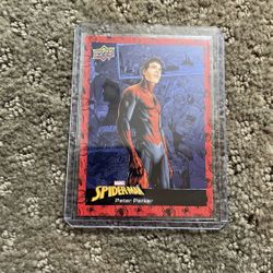 Marvel Spider-Man Peter Parker Blue Foil
