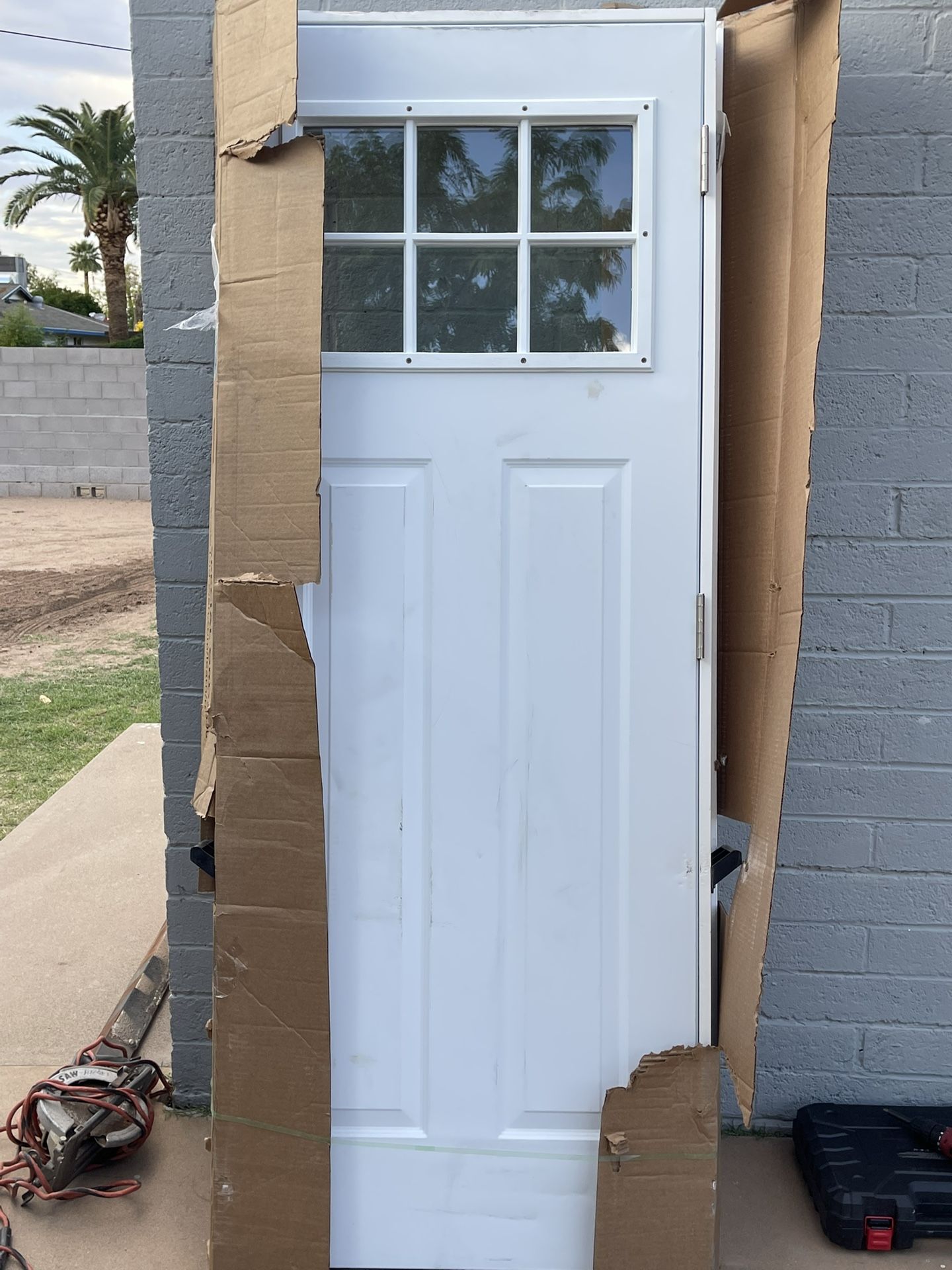 Primed Steel Exterior Door