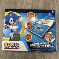 NWT licensed Sonic the Hedgehog table tennis dash 