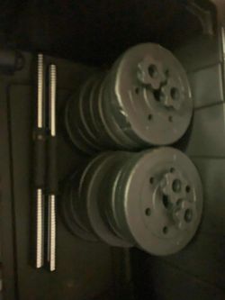 Adjustable Dumbbells And Storage Footlocker