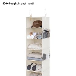 6-Shelf Hanging Closet Organizer