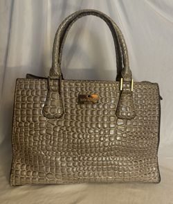 Kate Spade Leather Reptile Skin Pattern Satchel/ Handbag.