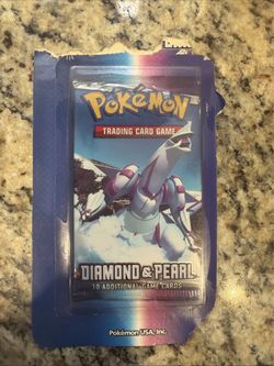 Pokémon TCG Diamond & Pearl Booster Pack Empty