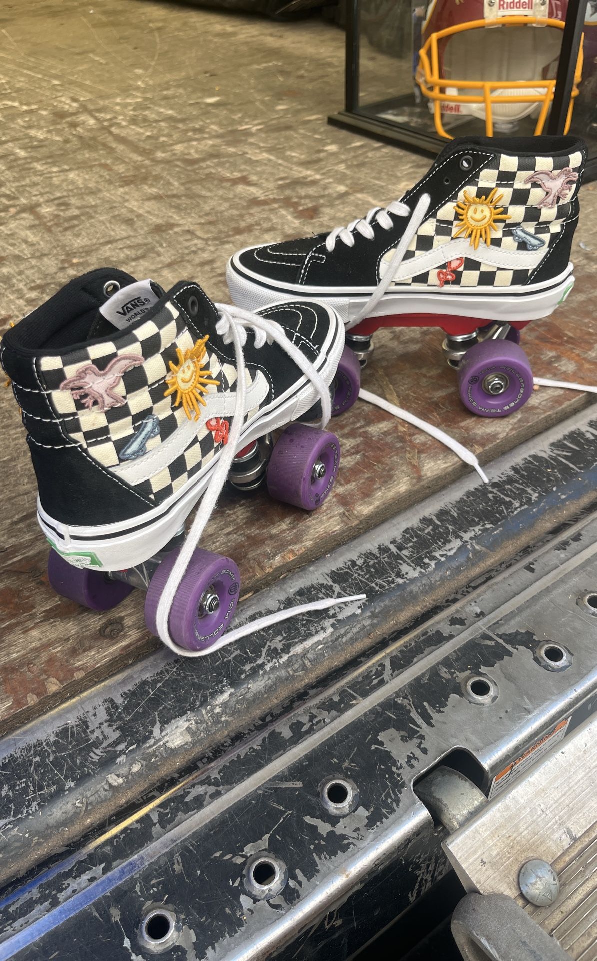 Vans Custom Skates Size 7 Girls