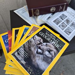 National Geographic Collection....Very Clean....With Explaination Pamphlets For Each Year