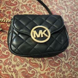 MK Quilted LEATHER  SMALL PURSE